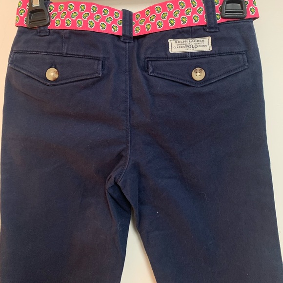 Ralph Lauren Belted Chino Pant - Picture 5 of 9